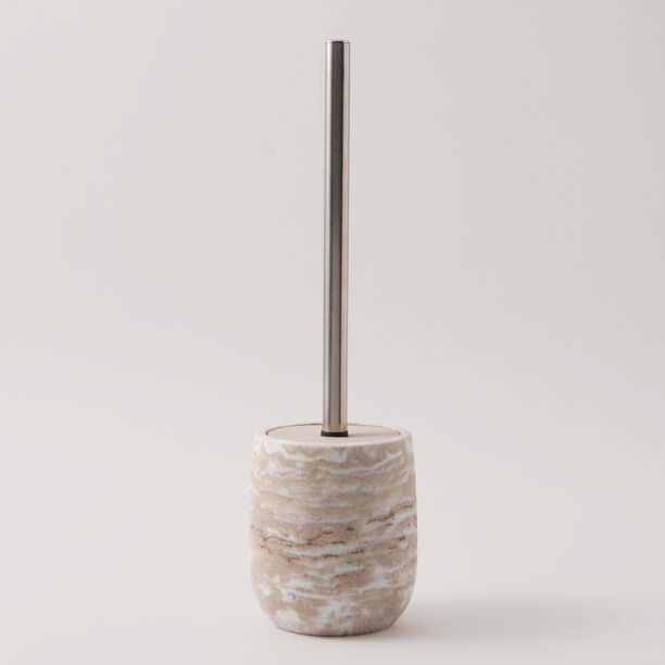 هومز حامل فرشاة حمام مجموعة دانز 10.6*10.6*11.7سم، بيج image number 1