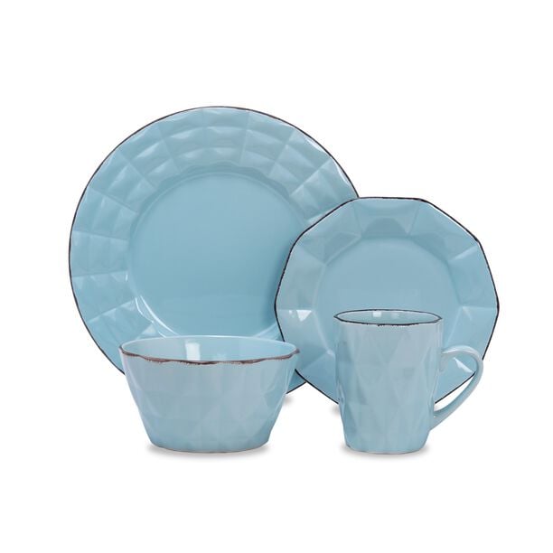 La Mesa Dinner Set 16 Pieces Blue image number 0