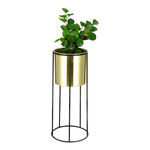 Planter With Stand Gold 26.5*26.5*60.5Cm image number 1