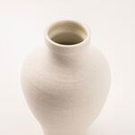 Selah off white ceramic cylindrical vase image number 3