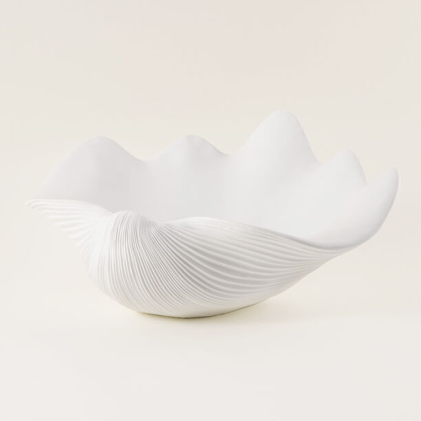 Homez resin decorative bowl, white 41.5*34.4*17.6cm image number 0