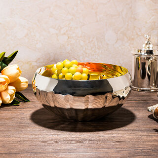 AMBRA SILVER PLATED BOWL