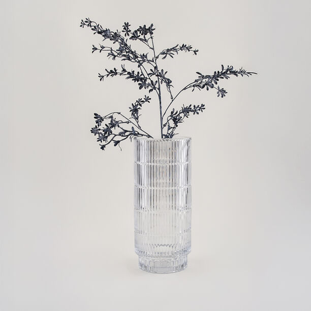 هومز فازة زجاج فضي مضلّع 15*15*34.3 سم image number 4