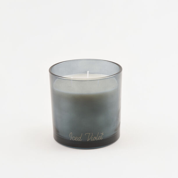 شمعة معطرة في وعاء زجاجي برائحة البنفسج المثلج 650 جرام image number 1