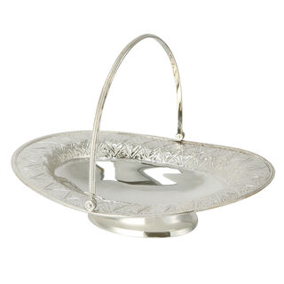 AMBRA SILVER PLATED BASKET