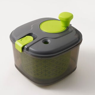 Alberto Plastic Salad Spinner, Green 4.2 Liter