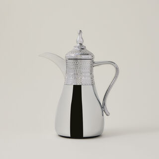 Dallaty jambiyah set of 2 silver steel vacuum flask