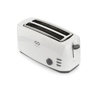 Classpro Toaster, 1400W, 2 Long Slots, Plastic Cool Touch, Indicator Light, 1 6 Levels.