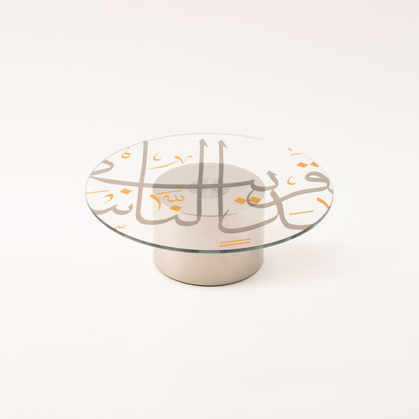 Oulfa gold & silver glass cake stand 72*40*39 cm image number 2