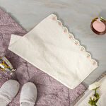 Crochet Border Hand Towel 100% Cotton 50*100 cm White image number 0
