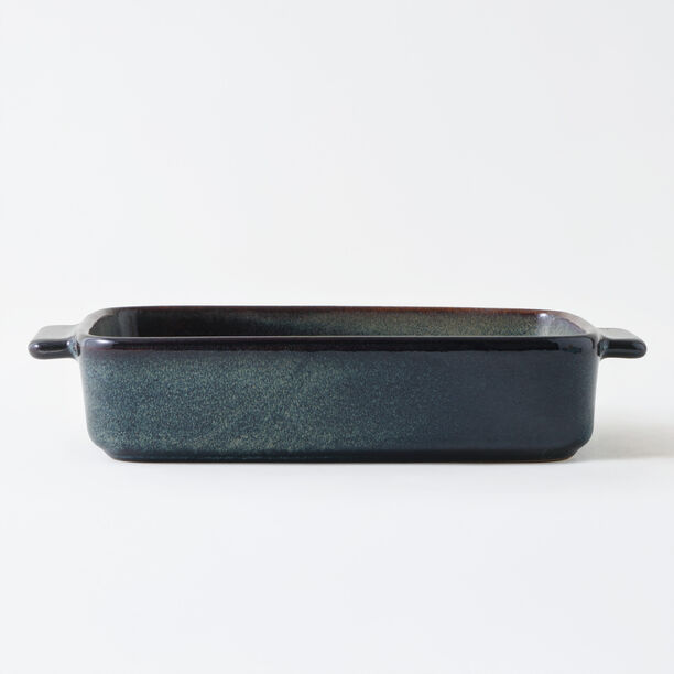 La Mesa stoneware oven to table 2pcs rectangular dish set, blue image number 5