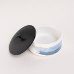 Dallaty white porcelain date bowl with lid 13*9 cm image number 2