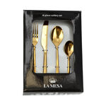 Rita 16 Pcs Cutlery Set Shiny Gold image number 2