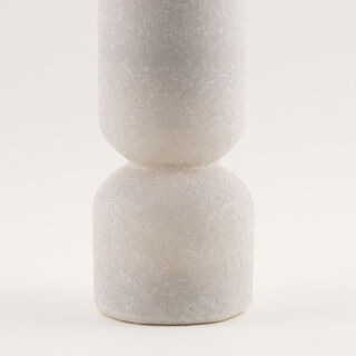 Homez resin huda vase 10.2*10.2*29.3cm, white