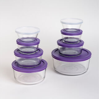 16Pc Kitchen Classics Round Storge Set
