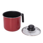 Milk Pot With Glass Lid Red image number 1