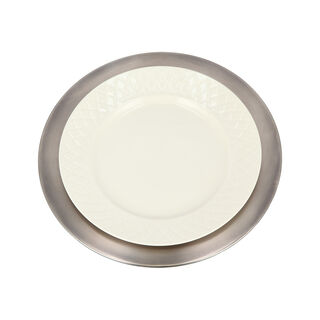 Anceint Silver Charger Plate