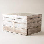 Homez jewelry box, 3 layers 36.8*27.3*18.4cm image number 0