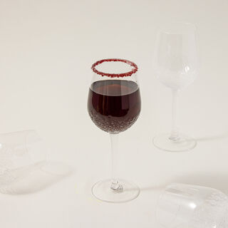 Set Of 4 Clear Ice Dregs Juice Glass