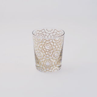 لا ميسا طقم أكواب زجاج 4 قطع، ذهبي