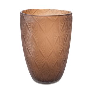 Glass Vase Brown