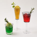 La Mesa Glass Tumbler Set 4Pcs 270Ml, Green image number 4