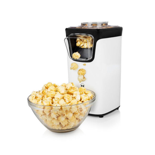 Princess Popcorn Maker, 1100W, Plastic. White Color. image number 0