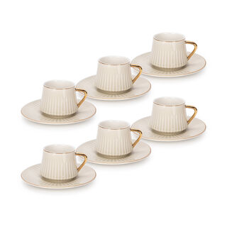 12Pcs Porcelain Turkish Coffee
