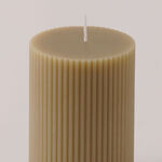 Homez Soya Wax Candle, Beige 7*7*10Cm image number 2