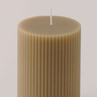 Homez Soya Wax Candle, Beige 7*7*10Cm