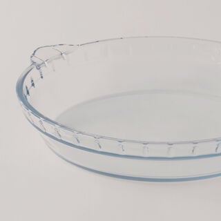 Alberto High Borosilicate Glass Round Pie Plate 1.2L