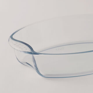 Alberto Borosilicate Glass Oval Baking Dish 2L