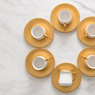 Turkish Coffee Set Gold