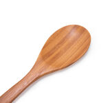 Plain Bamboo Cooking Spoon L:33Cm image number 1