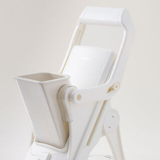 Alberto white stainless steel grater multifunction with 6 blades 39*13*14cm