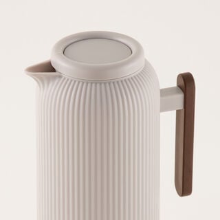 Dallaty plastic grey vacuum flask 1L