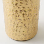 Homez aluminium tumbler, gold 7*7*11 cm image number 3