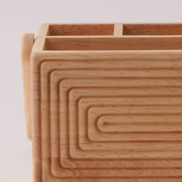 البرتو حامل أدوات المائدة خشبي 23.6*17.5*12.7 سم image number 3