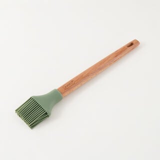 البرتو طقم أدوات سيليكون بمقابض خشبية أخضر 3 قطع