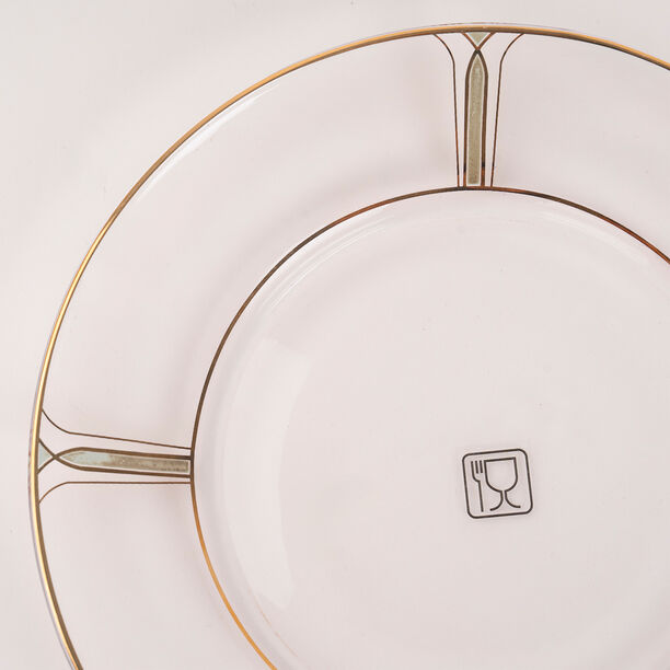 La Mesa 4 pcs white bone porcelain side plate image number 4