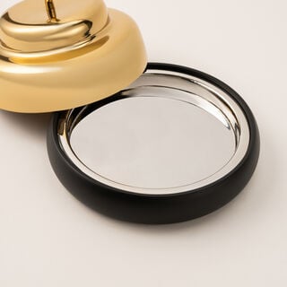 La Mesa gold metal food server 30*30*18 cm
