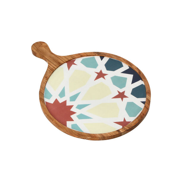 Arabesque Round Serving Tray image number 1