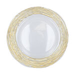 La Mesa gold glass charger plate 13" image number 0