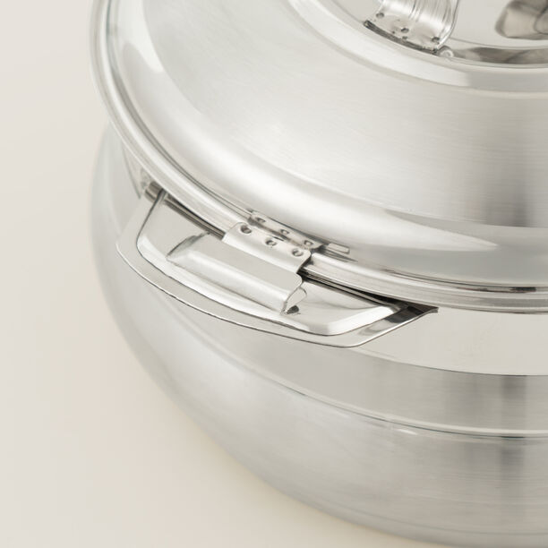 Maxima 3Pcs Stainless Steel Hotpot set image number 5
