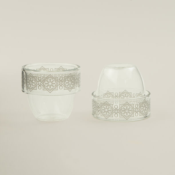 Dallaty glass coffee cup set 6pcs image number 2