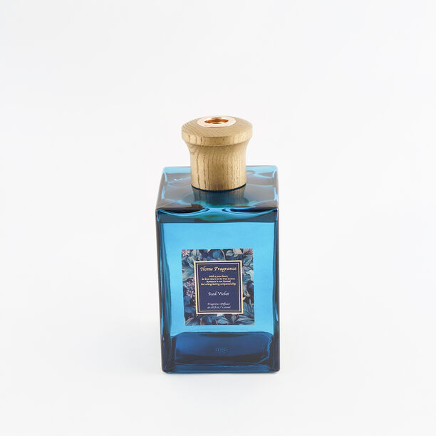 هومز فواحة عطور زجاجي البنفسج المثلّج برائحة الزهور مع أعواد 1200 مل image number 3
