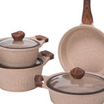 Alberto Yeni Granit 7Pcs Cookware Brownstone image number 1