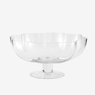 لا ميسا وعاء فواكه زجاج، كبير 13*26*11.5سم