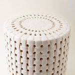 هومز طاولة جانبية سيراميك، رمادي 34*34*45 سم image number 2