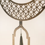 Homez Ramadan decorative cresct design, silver 40*9*25cm image number 1